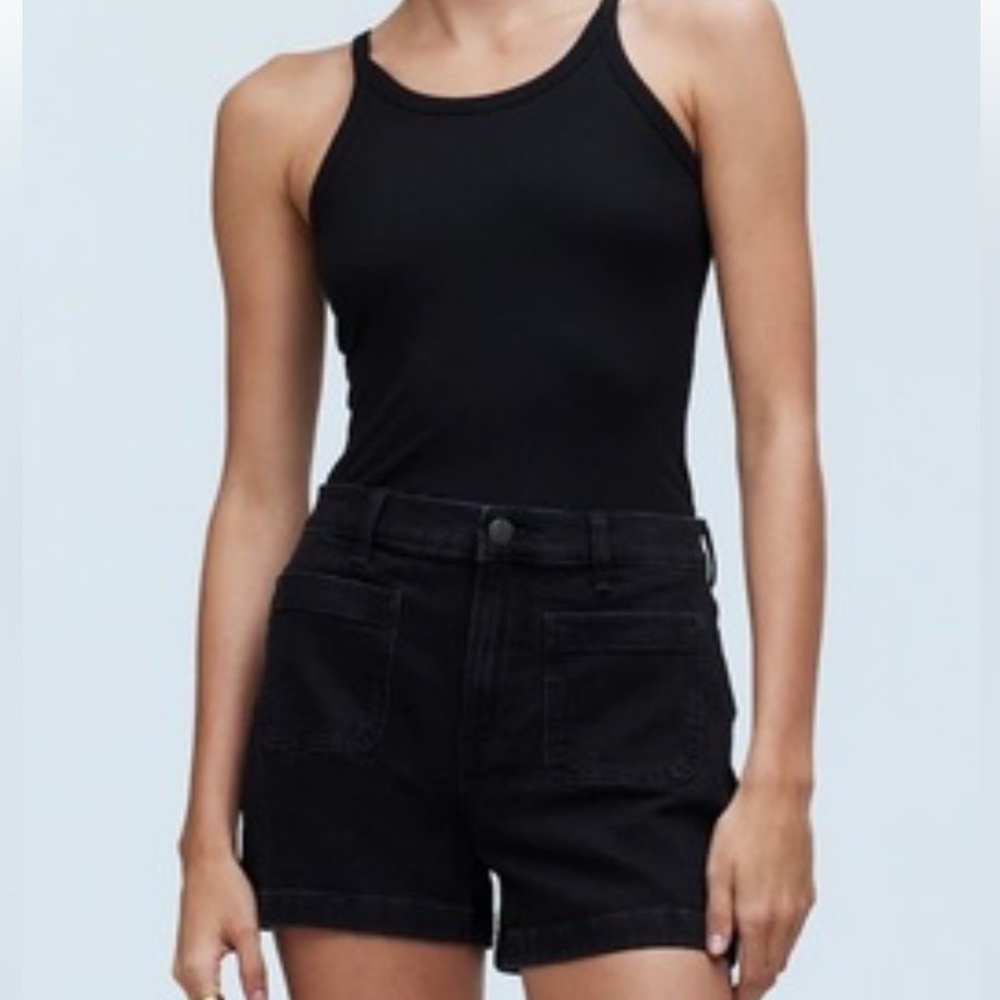MADEWELL Curvy High Rise Sailor Shorts